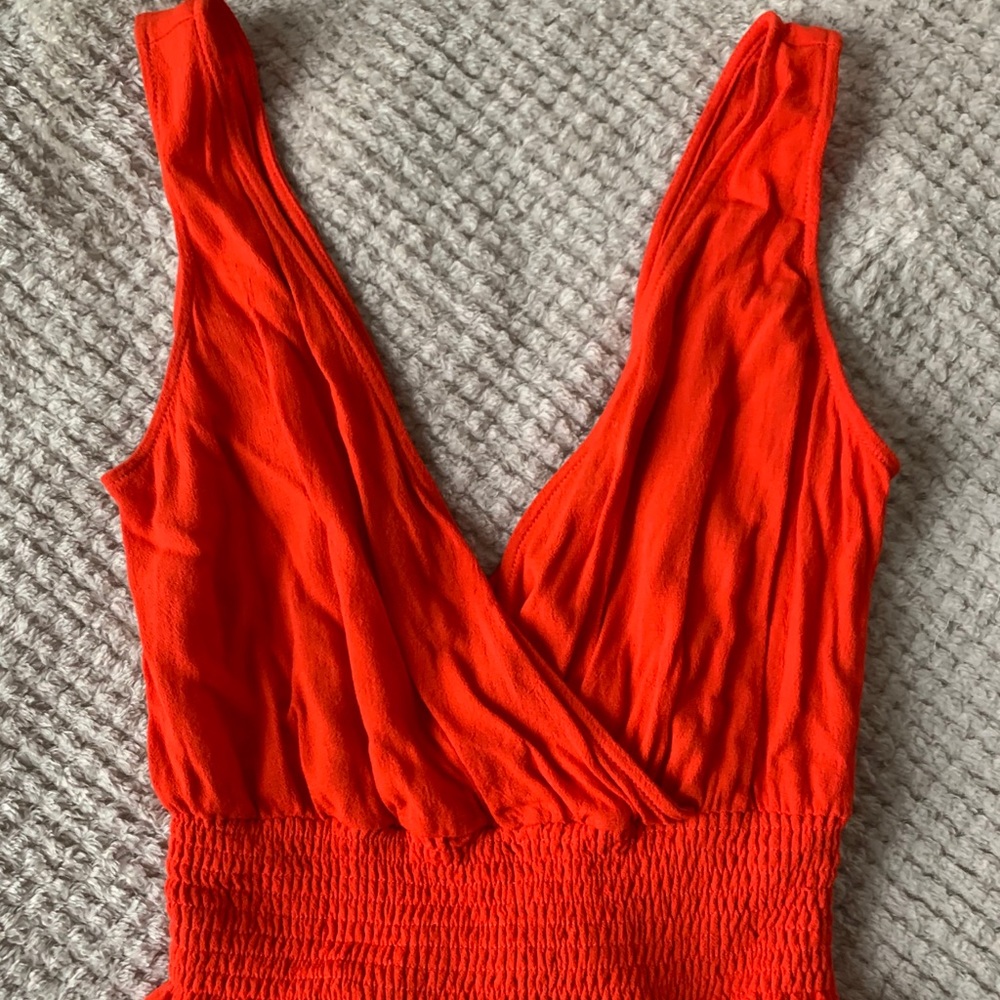 LuLus ruffled crop top